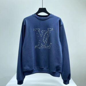 CREWNECK BLUE & DOTS LOGO