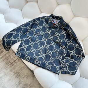 JEANS JACKET MONOGRAM BIG LOGO