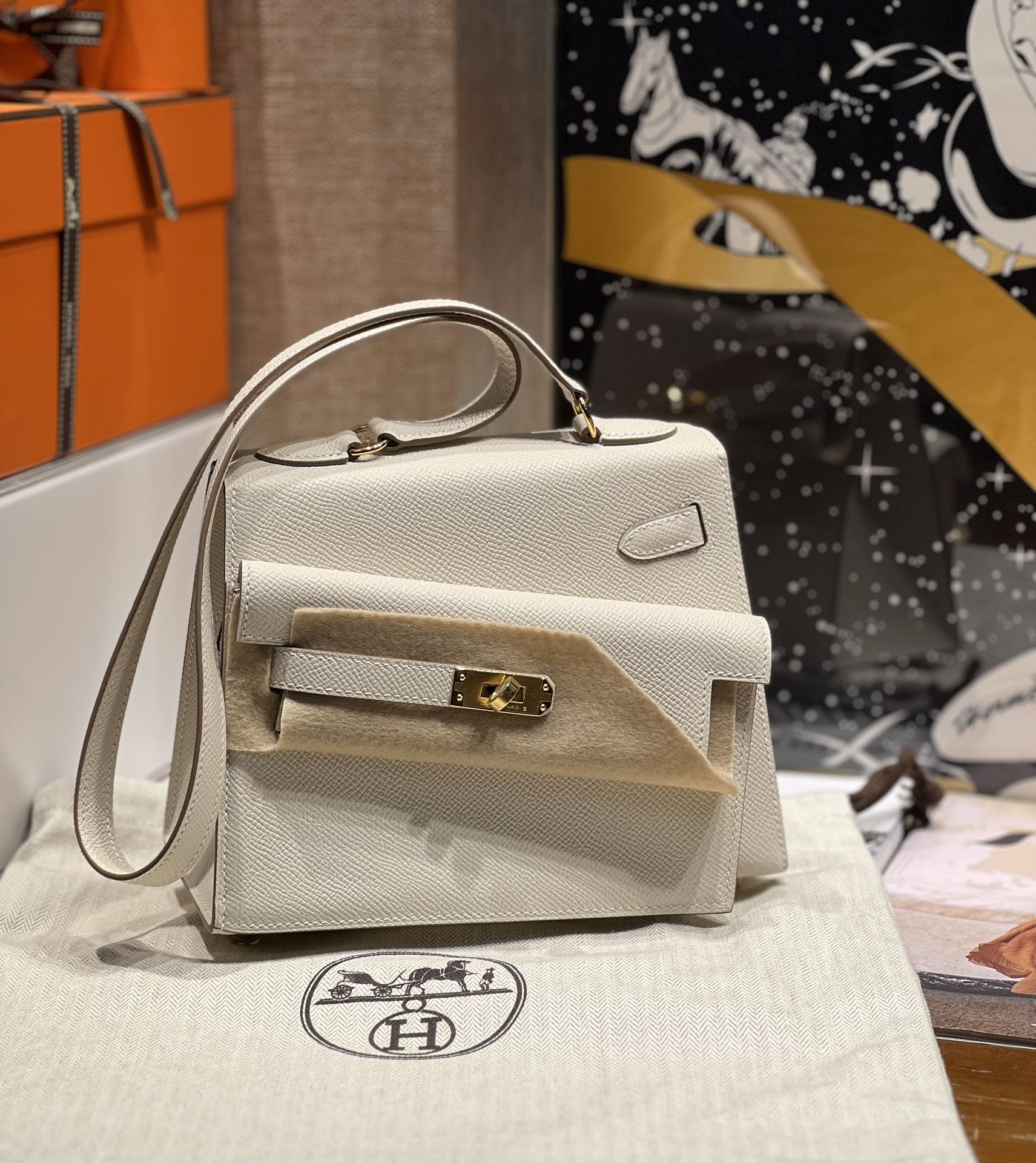 KELLY II SELLIER 20cm 10 epsom