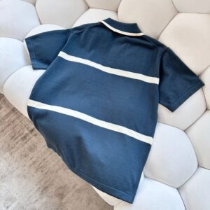 POLO BLUE & EMBROIDERED LOGO 2023