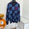 SWEATER BLUE SQUARES & MINI LOGO