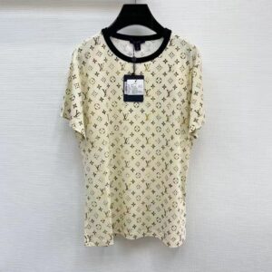 T-SHIRT CREAM & GOLD MONOGRAM 2023