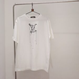 T-SHIRT WHITE & EMBROIDERED CHEST LOGO