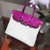 TOP Birkin bag Crocodile skin+togo Handmade 25,30.35cm togo H BAG